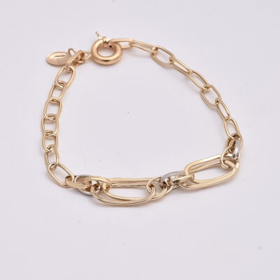 دستبند طلا لکسوس بیضی