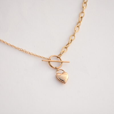 گردنبند طلا قلب تیفانی ۲