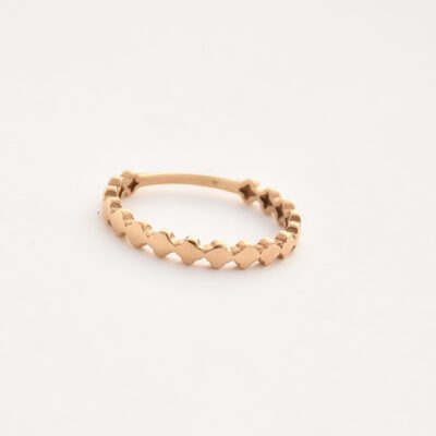 رینگ طلا مربع