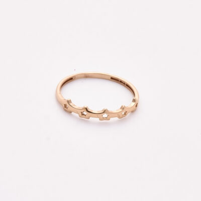 انگشتر طلا مینیمال گلداستار