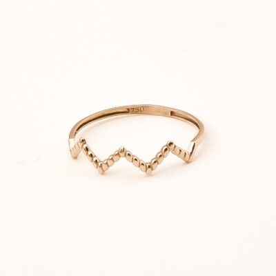 انگشتر طلا زیگ زاگ R