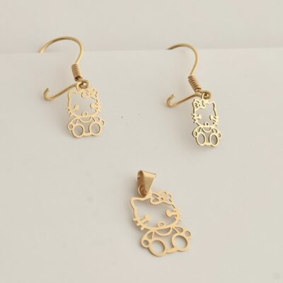 نیم ست طلا کیتی