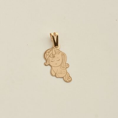 پلاک طلا یونیکورن x