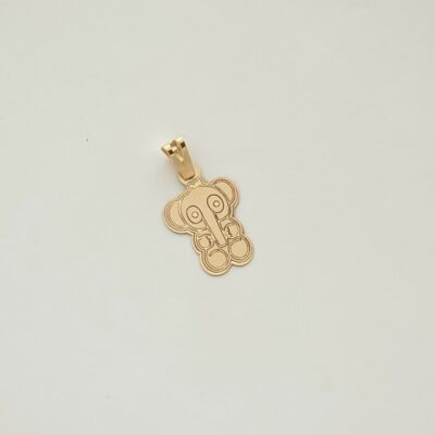 پلاک طلا فیل کوچولو