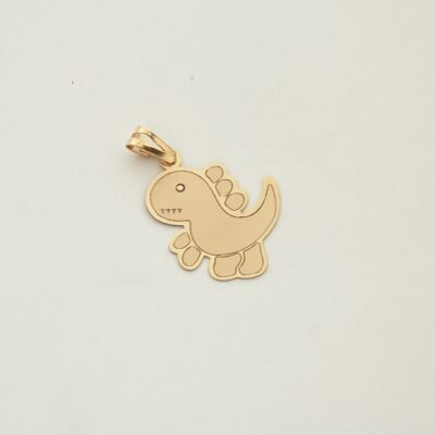 پلاک طلا دایناسور