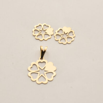 نیم ست طلا هورتانسیا