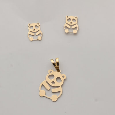 نیم ست طلا پاندا