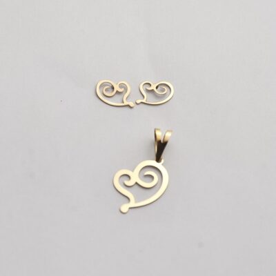 نیم ست طلا عشق