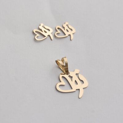 نیم ست طلا تودلی