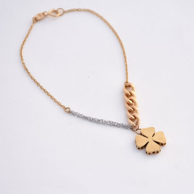 دستبند طلا شبدر کارتیر