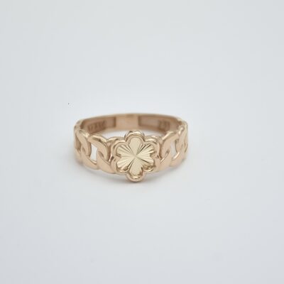 انگشتر طلا گل تراش