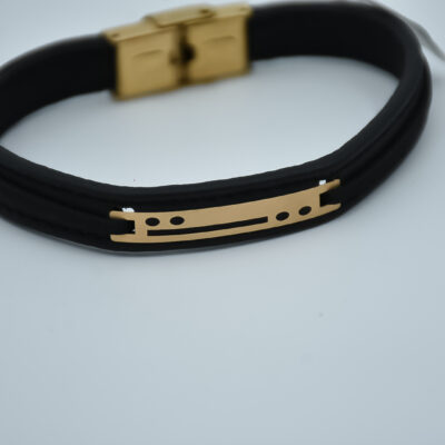 دستبند طلا مردانه سیمپل N