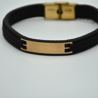 دستبند طلا مردانه سیمپل 2x