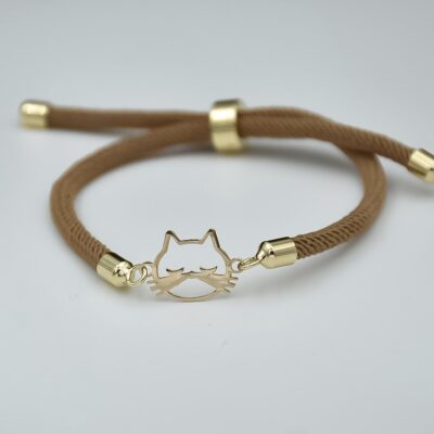 دستبند طلا گربه