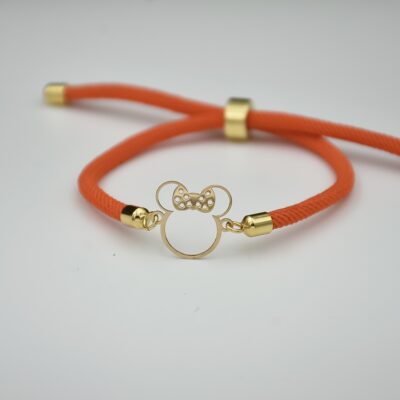 دستبند طلا مینی موس