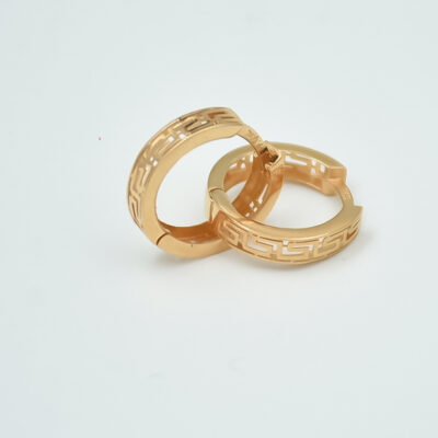 گوشواره طلا امگا دایره ورساچه