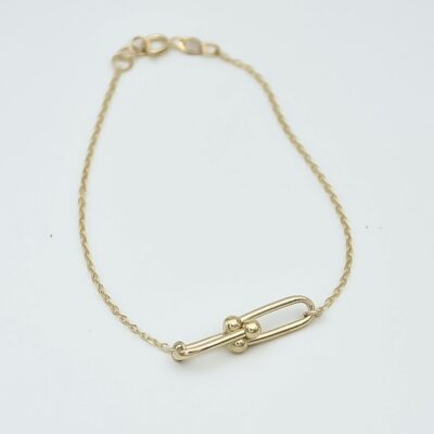 دستبند طلا تیفانی زنجیری