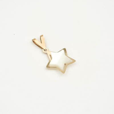 پلاک طلا ستاره صدفی