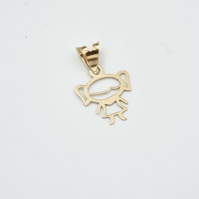 پلاک طلا دخترک