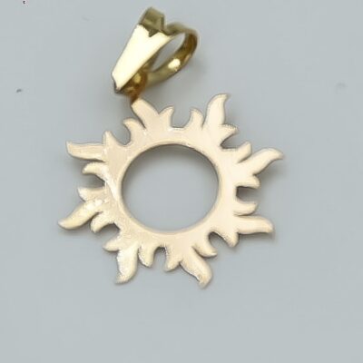 پلاک طلا خورشید تابان 2