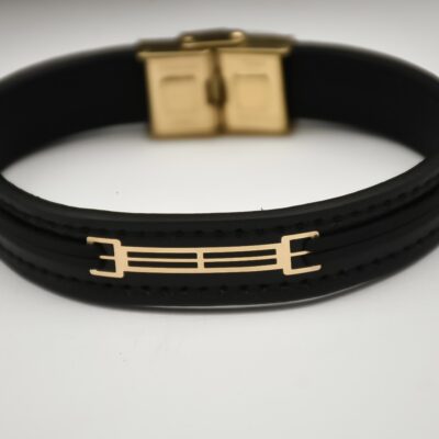 دستبند طلا مردانه مستطیل