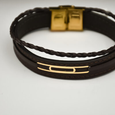 دستبند طلا بیضی