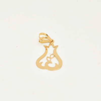 پلاک طلا انار کهن