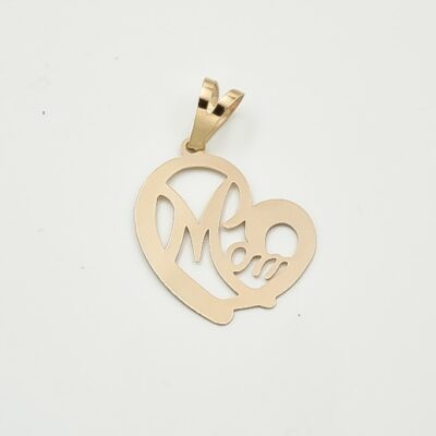 پلاک طلا Mom