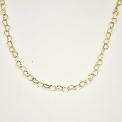 زنجیر طلا قلبی