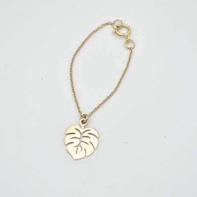 آویز ساعت طلا برگ انجیر