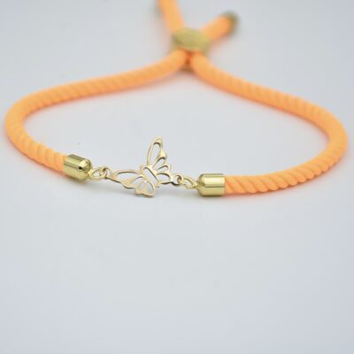 دستبند طلا پروانه شبو