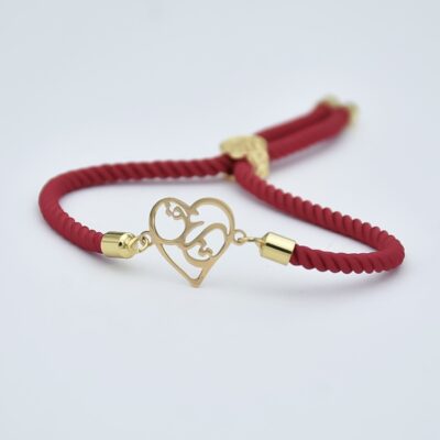 دستبند طلا عشق x