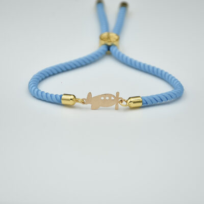 دستبند طلا هواپیما