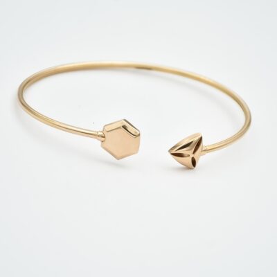 بنگل طلا ۵ ضلعی