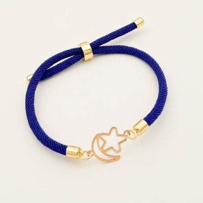 دستبند طلا ماه و ستاره ۲