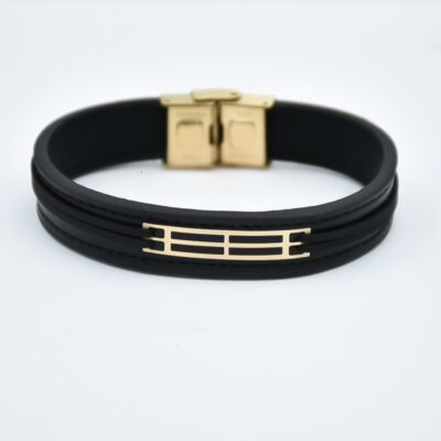 دستبند طلاا مردانه مستطیل L