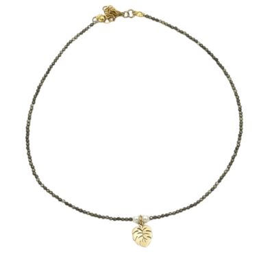 چوکر طلا برگ انجیر