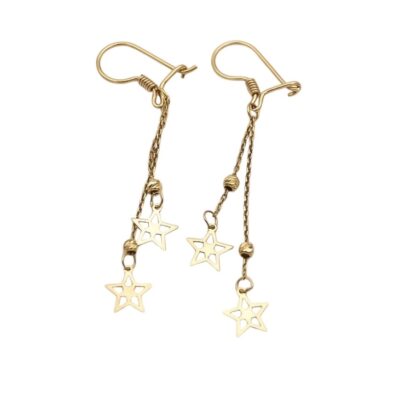 گوشواره طلا آویز ستاره