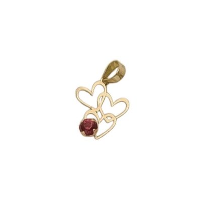 پلاک طلا تری لاو سولیتر