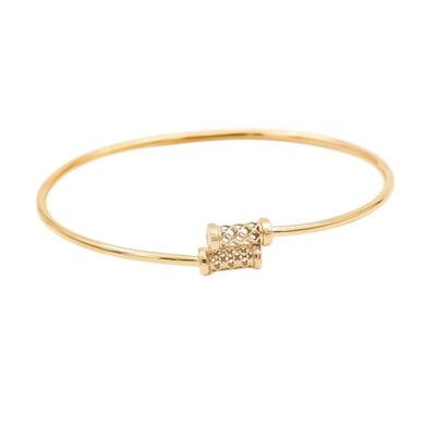 بنگل طلا استوانه