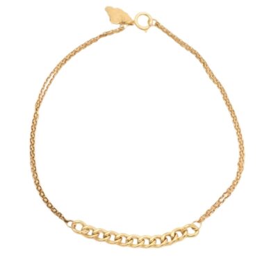 دستبند طلا کارتیر زنجیری