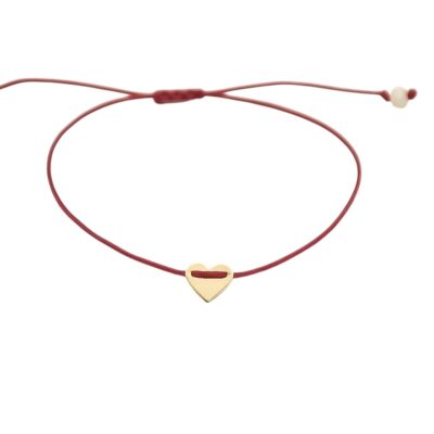 دستبند طلا قلبی