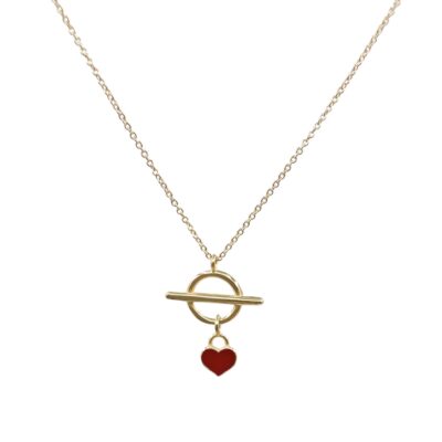 گردنبند طلا مینیمال تیفانی قلب