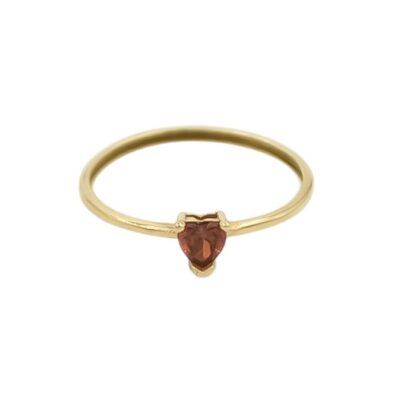 انگشتر طلا سولیتر قلبی