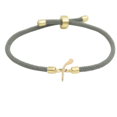 دستبند طلا حروف فارسی میم