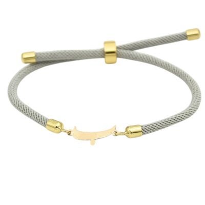 دستبند طلا حروف فارسی ب