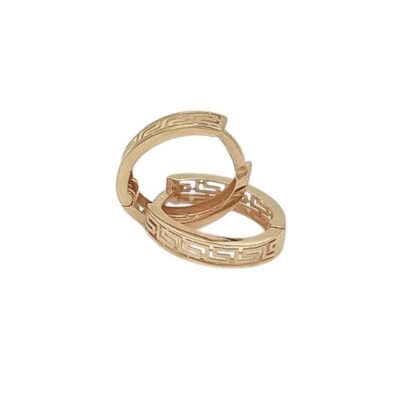 گوشواره طلا امگا بیضی ورساچه