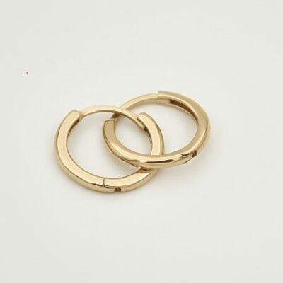 گوشواره طلا امگا دایره s