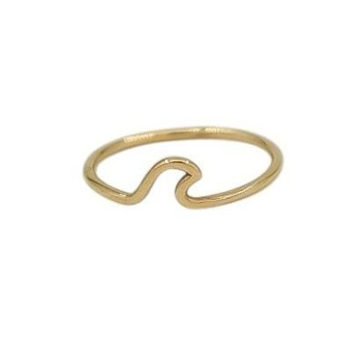 انگشتر طلا موج