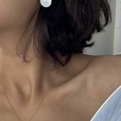 نیم ست طلا ونکلیف صدفی